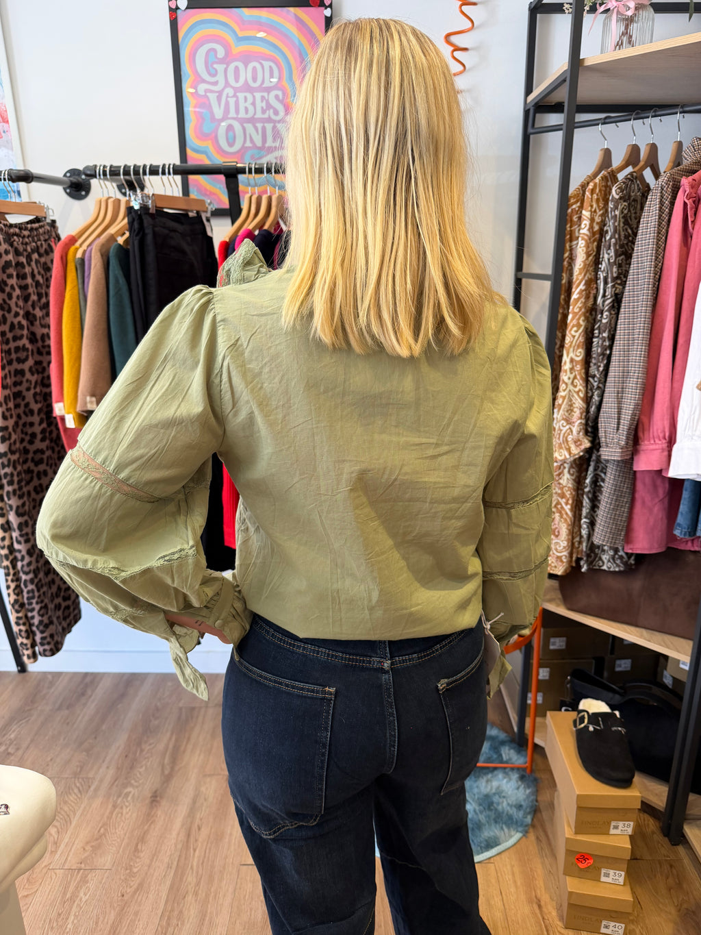 Chemise col Mao Isabelle