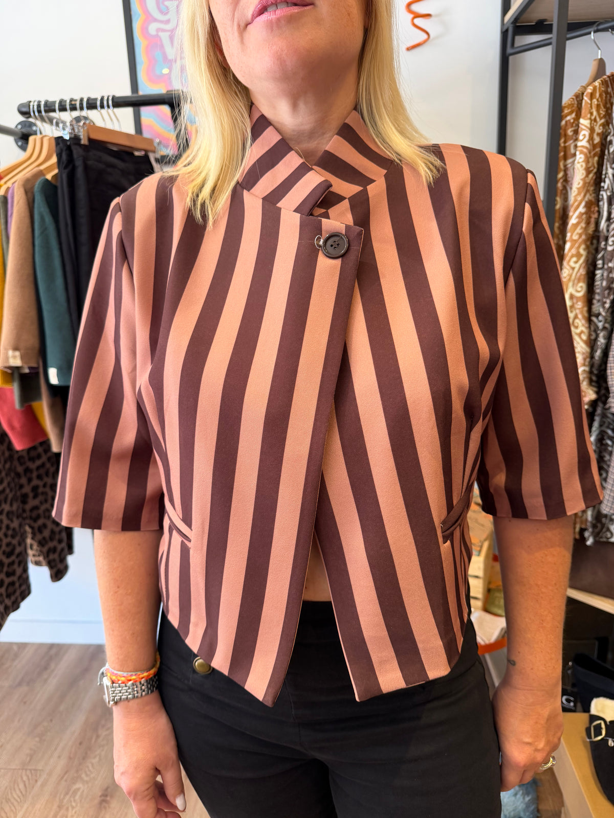 Veste rayée Lina