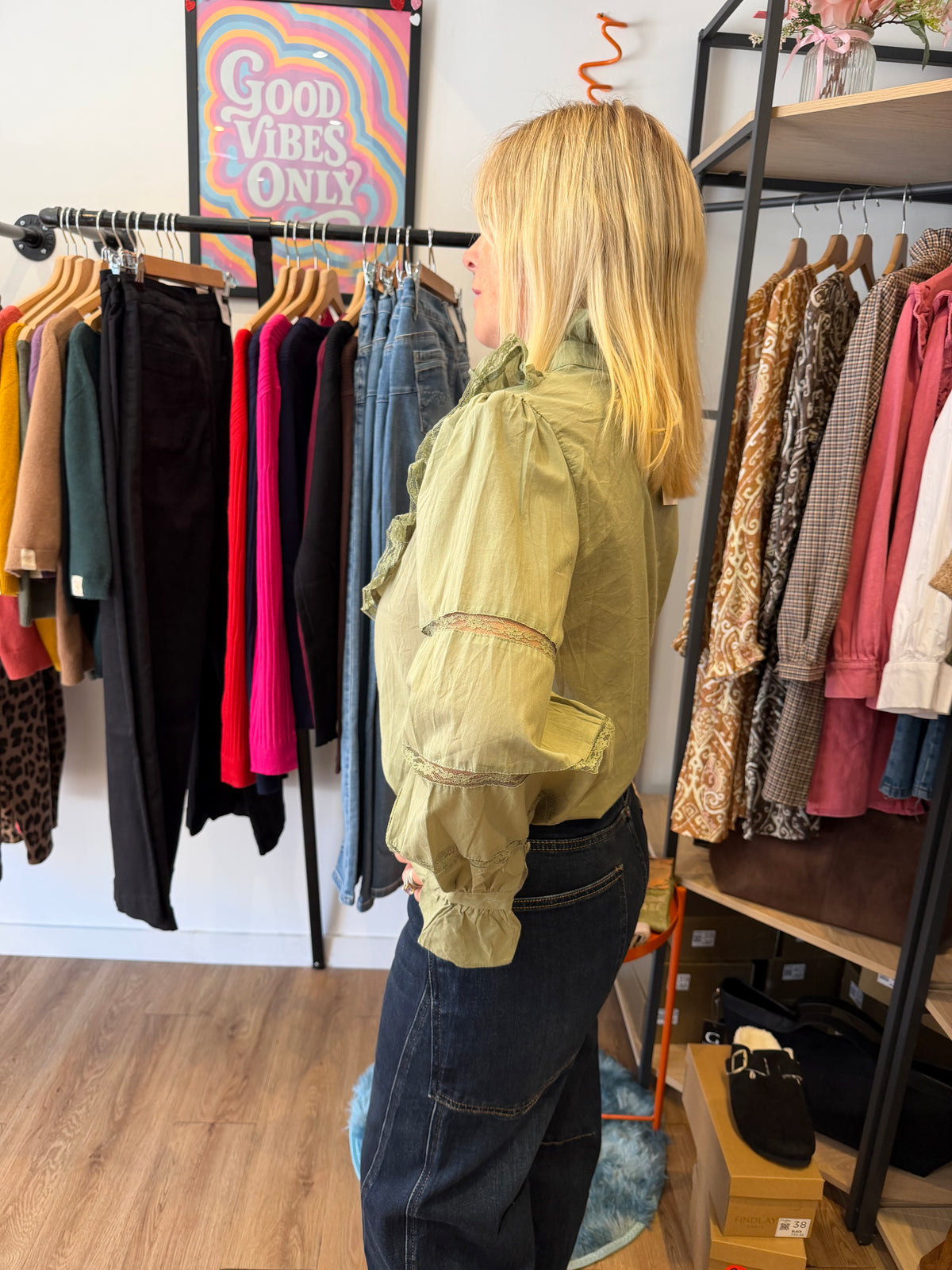Chemise col Mao Isabelle