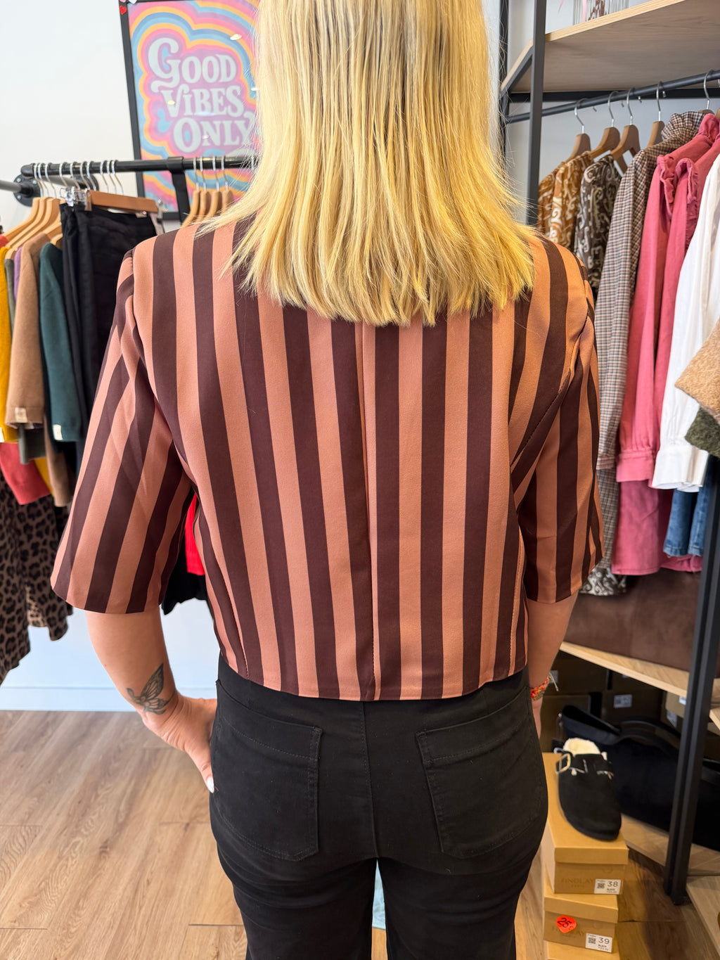 Veste rayée Lina