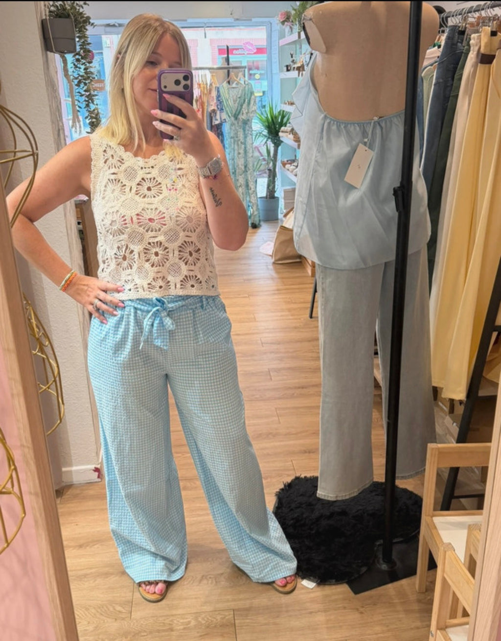 Pantalon Vichy Paule