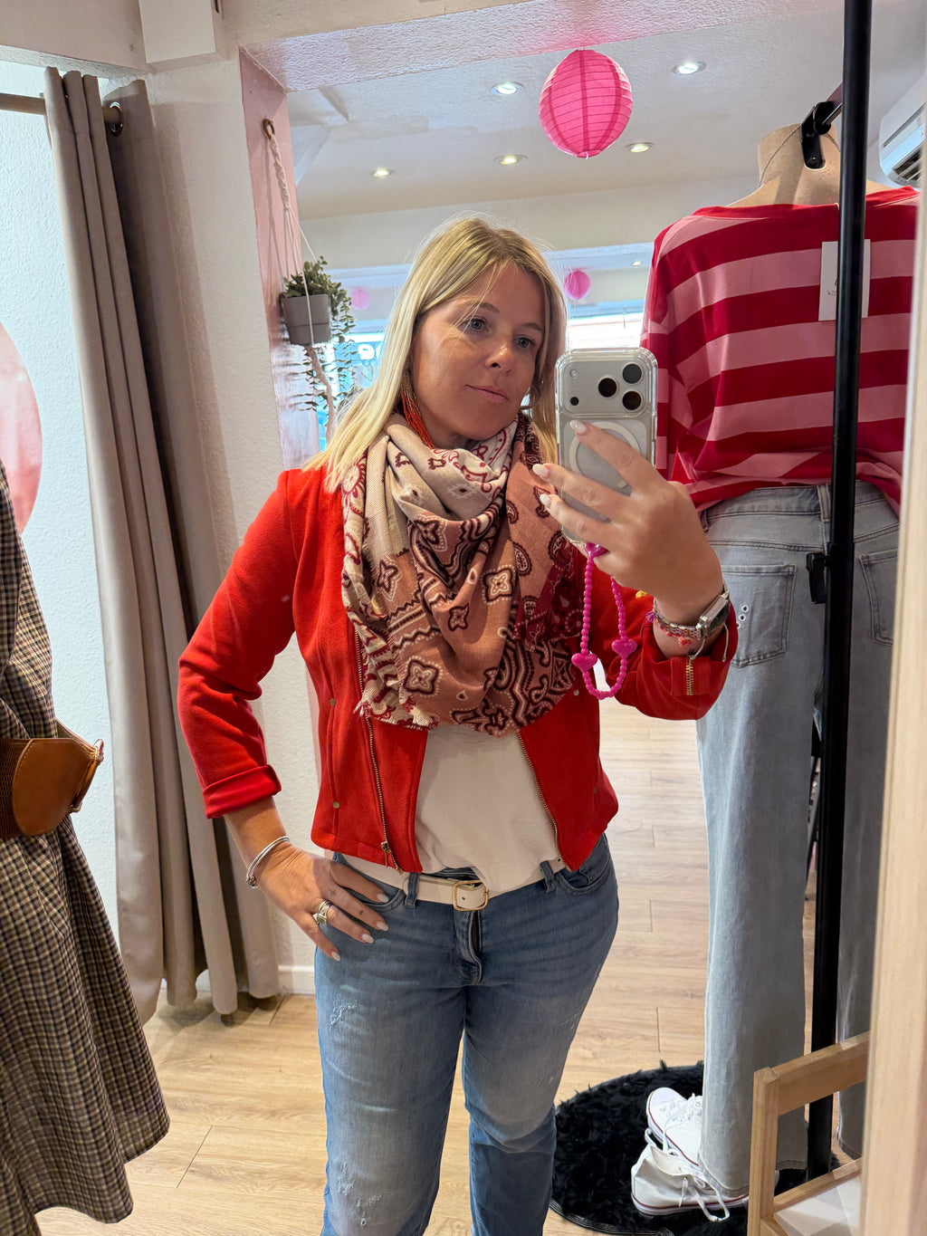 Grand carré Laine Bandana