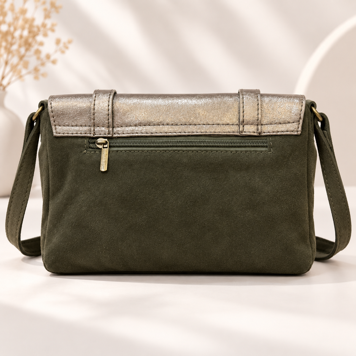 Sac Lilou cuir & daim