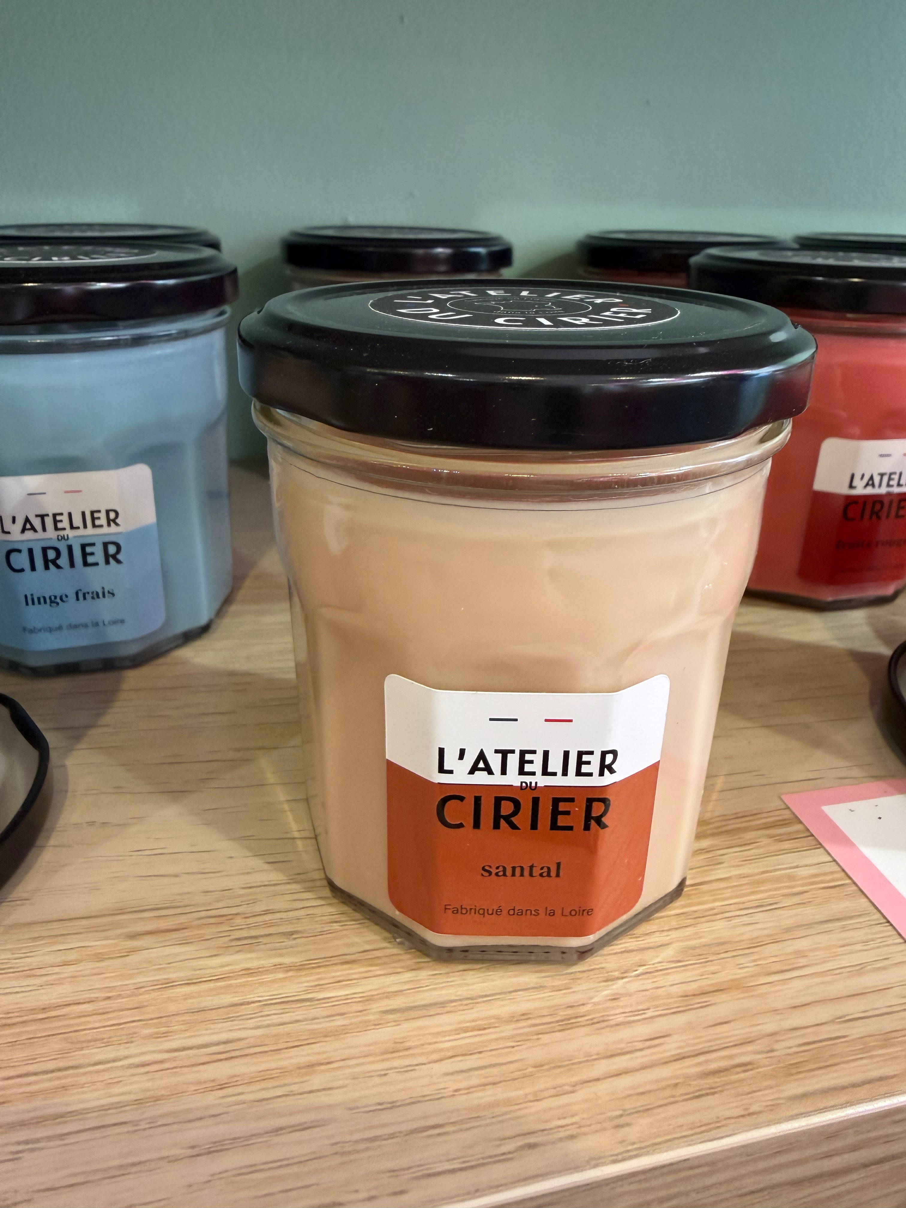 Bougie pot de confiture