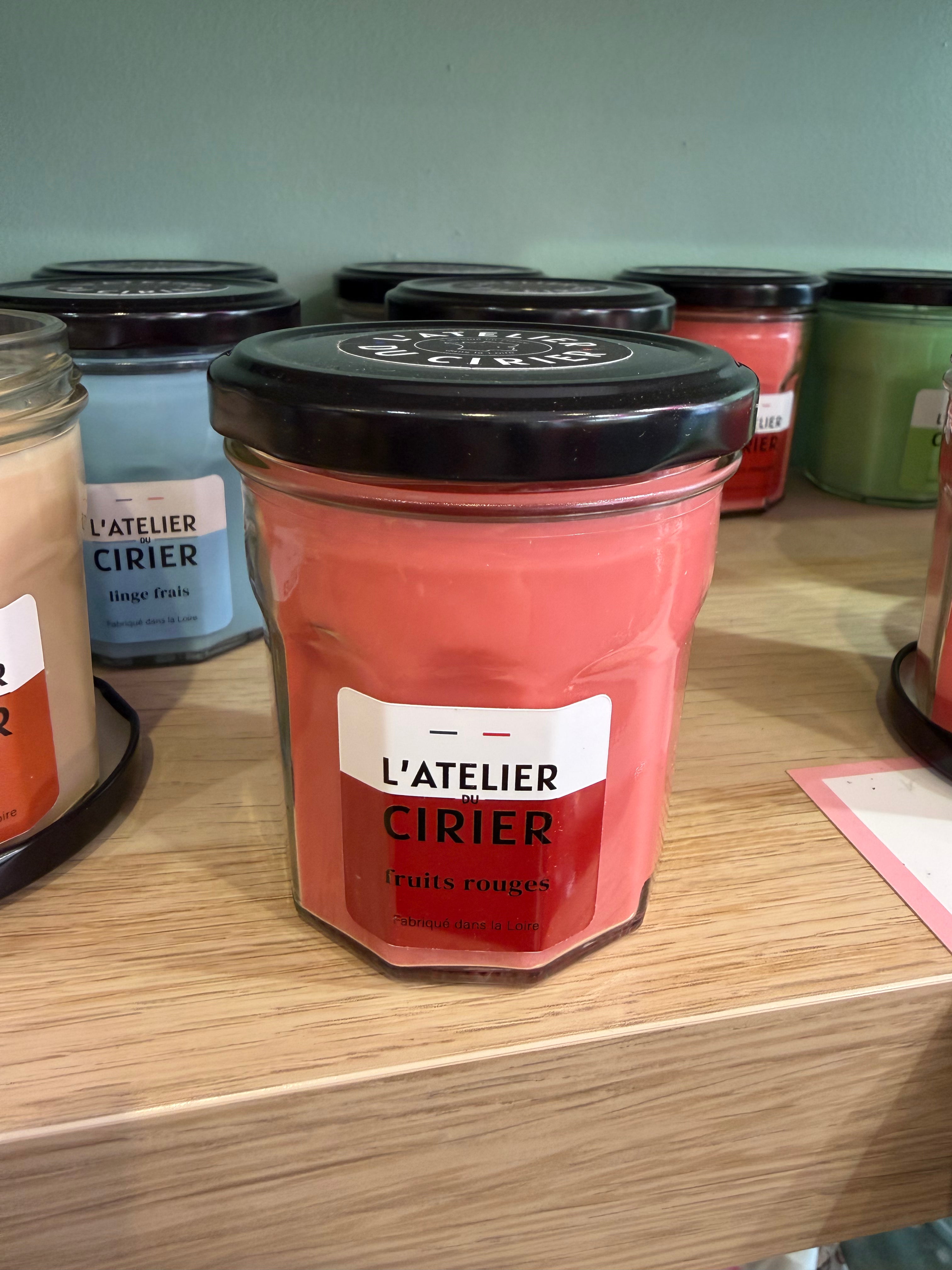 Bougie pot de confiture