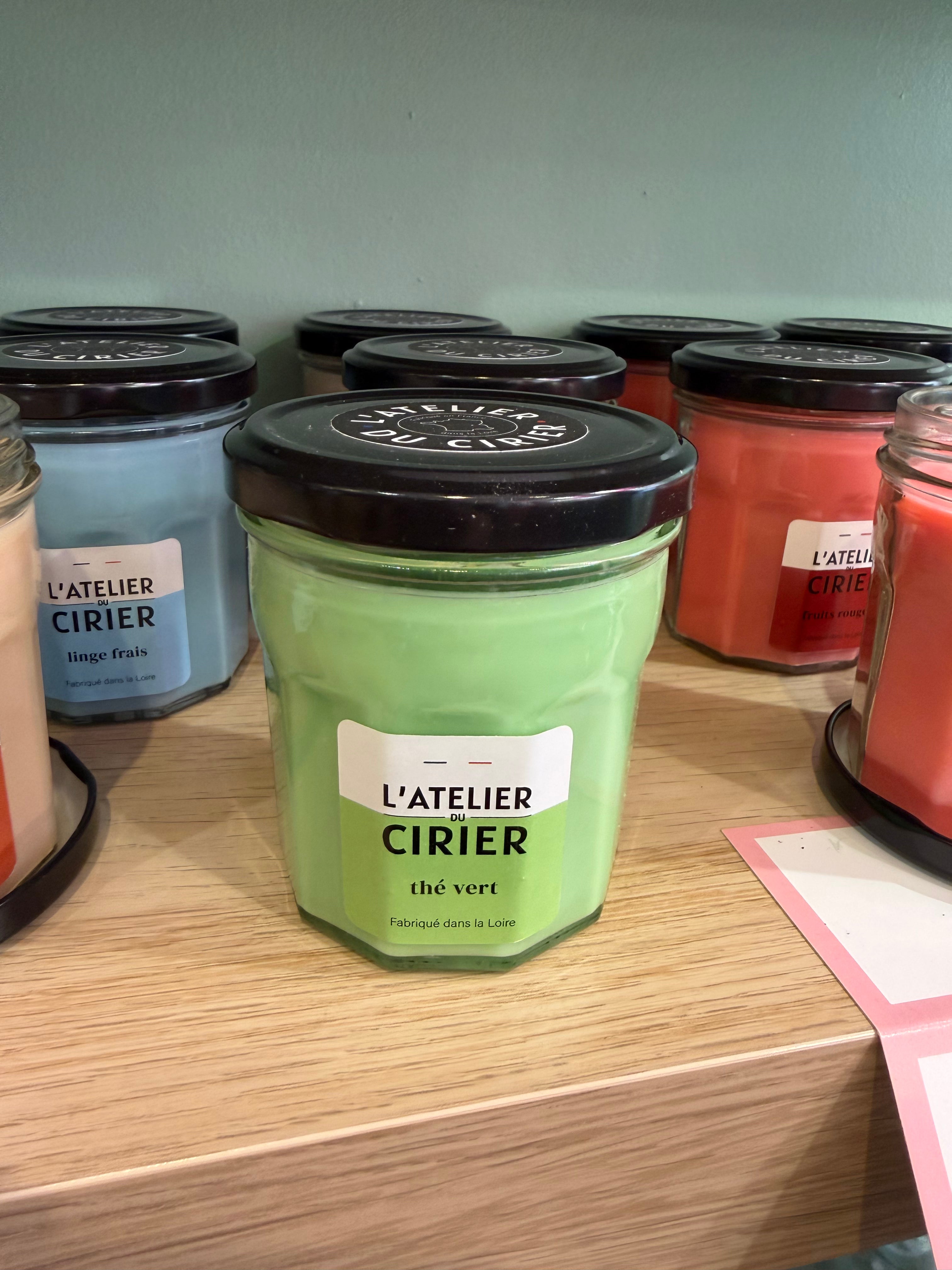 Bougie pot de confiture